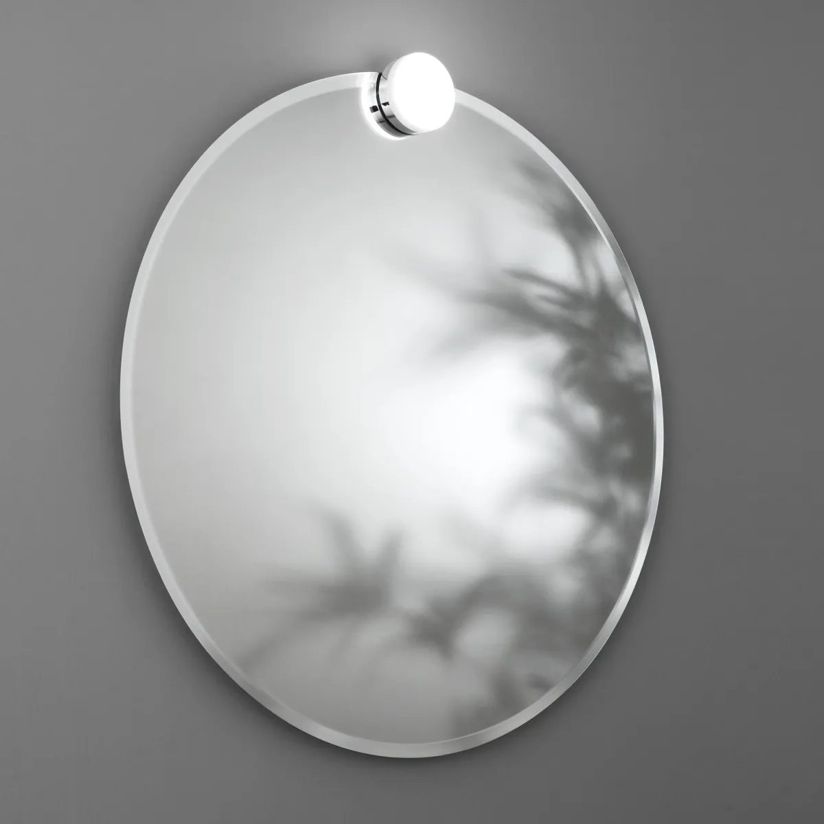 APPLIQUE LED DIVA CROMO TONDO 4W 460LM 3000K IP44 7,5X3,4CM