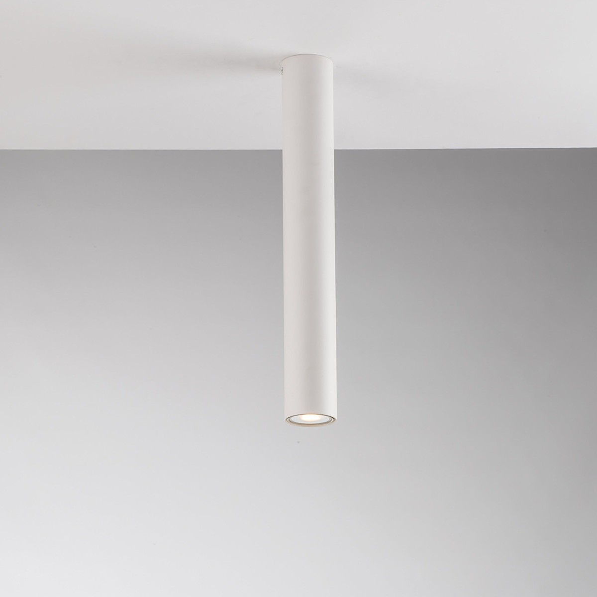 Plafonnier rond blanc Fluke 1 x GU10 5,5 x 5,5 x 40 cm