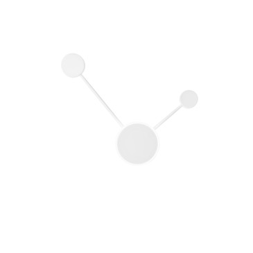 Plafonnier LED blanc éther 10W 1380LM CCT 33X6X45CM