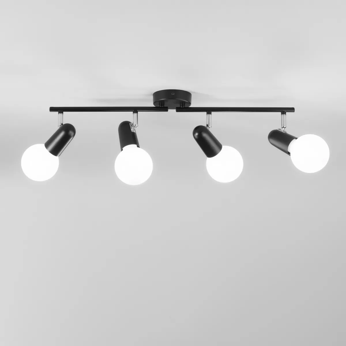 SPOT PUNTO NERO 4XE27 68X10X14CM