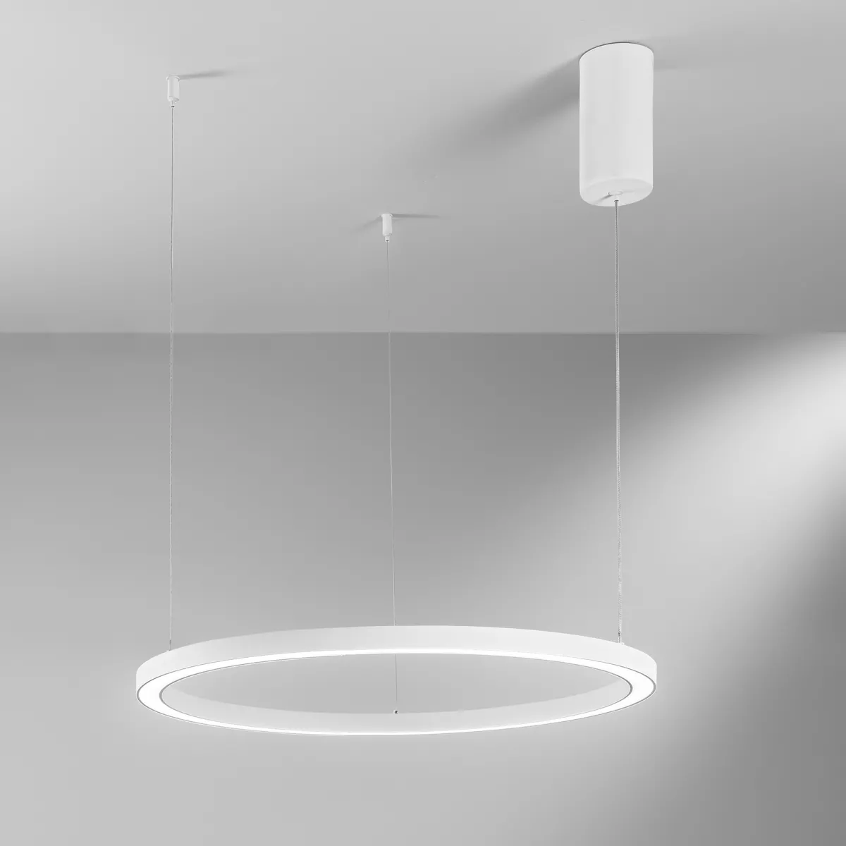 Weiße LED-Hängeleuchte mit Bügel, 30 W, 4500 lm...