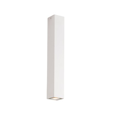 FLUKE Quadratische weiße Deckenleuchte 1xGU10 6x6x40cm