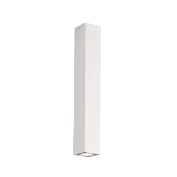 FLUKE Quadratische weiße Deckenleuchte 1xGU10 6x6x40cm