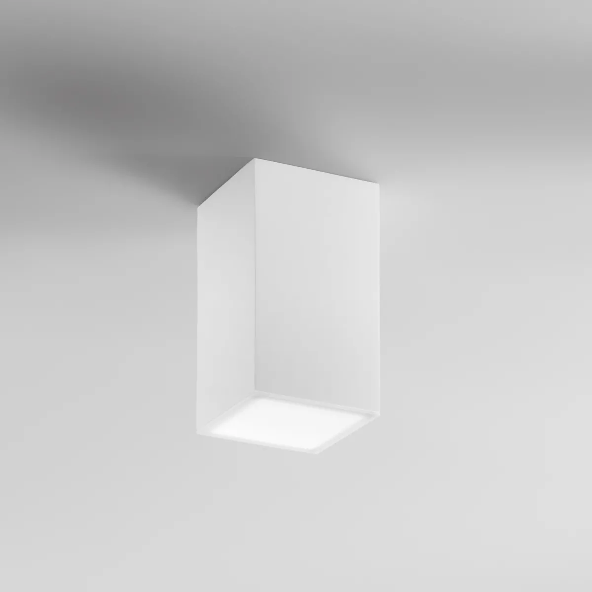 Plafonnier blanc pour salon 1 x E14 11 x 11 x 20 cm