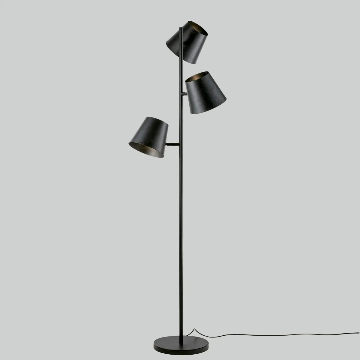 Lampadaire gris Colt 3 x E27 51 x 165 cm