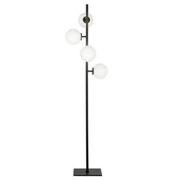 Lampadaire ENOIRE noir 4 x E14 149,8 x 37,5 x 25 cm