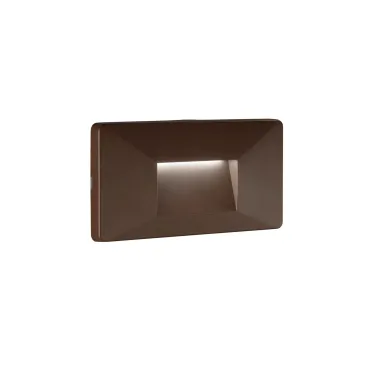 SEGNAPASSI A INCASSO LED BREEN BRONZO 4W 380LM CCT IP65 19X1X9CM