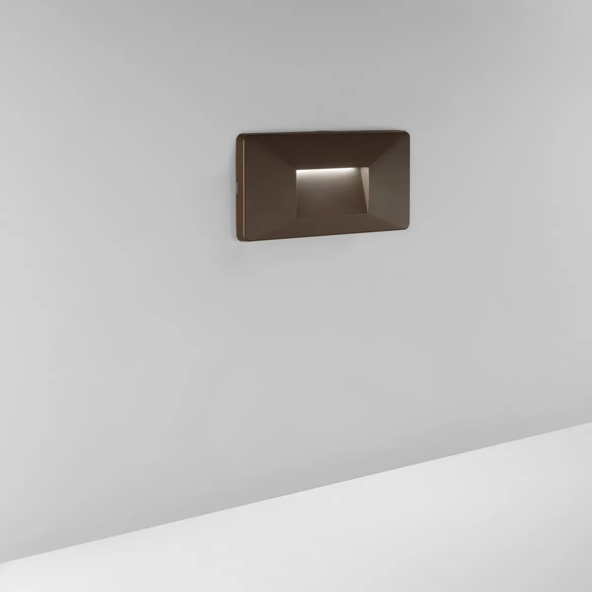 SEGNAPASSI A INCASSO LED BREEN BRONZO 4W 380LM CCT IP65 19X1X9CM