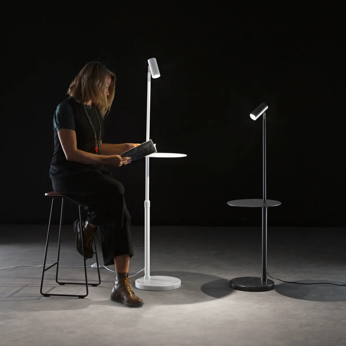 PIANTANA RELAX ORIENTBILE BIANCA/MARMO 1XGU10 30X150CM