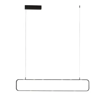Suspension LED MOKA marron 45 W 3780 lm 3000 K à intensité variable 100 x 4 x 120 cm