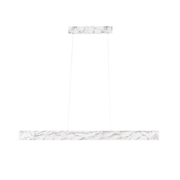 SOSPENSIONE LED NAVEL MARMO 40W 6400LM CCT 121,5X8X150CM