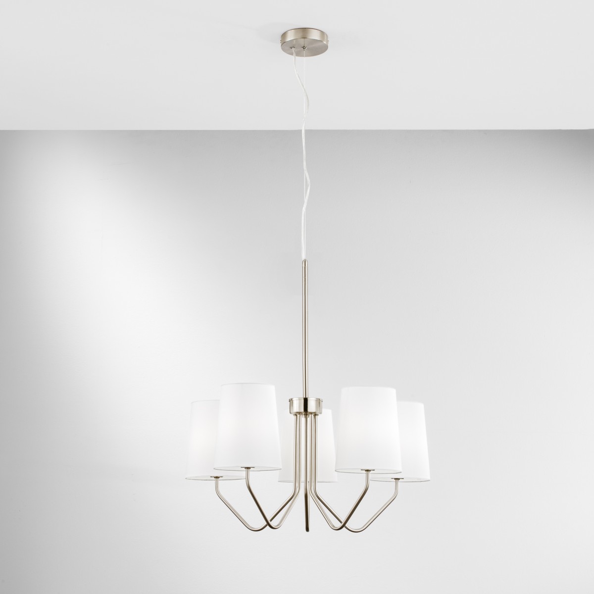 Suspension Sally Nickel 5XE14 60X150CM