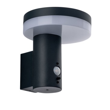 Applique murale LED ENYA ANTHRACITE 5W 600LM 4000K avec panneau solaire et capteur IP44 15,7 x 17,7 x 16,2 cm