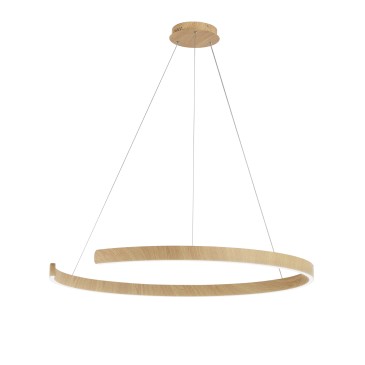 LED-Holz-Pendelleuchte für Nabel, 50 W, 6600 lm, Farbtemperatur 100 x 100 x 150 cm