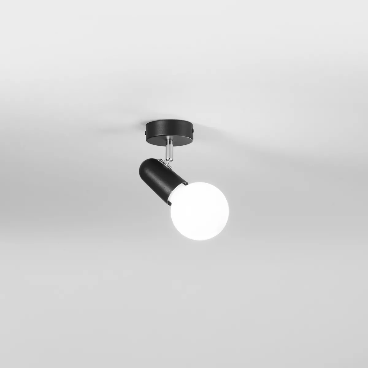 SPOT PUNTO NERO 1XE27 9,5X8X12CM