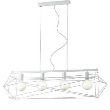 SOSPENSIONE ABRAXAS BIANCA 4XE27 106X29,5X150CM