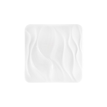 PLAFONIERA LED WAVE BIANCA 40W 3900LM CCT DIMMERABILE WI-FI CON TELECOMANDO 53X953CM