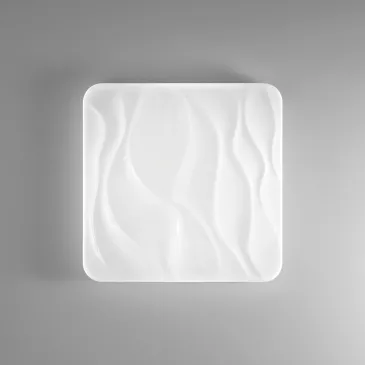 Plafonnier LED blanc ondulé...