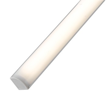 Applique murale d'angle argentée à LED de différentes tailles
