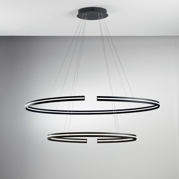 SOSPENSIONE LED CLARKE NERA...