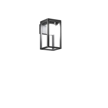 KYOTO ANTHRAZIT LED-WANDLEUCHTE 2,5 W 300 lm 4000 K MIT SOLARPANEL UND SENSOR IP44 14,2 x 15,7 x 25 cm