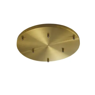 Cadre rond poli à 6 trous 47 x 4,1 cm