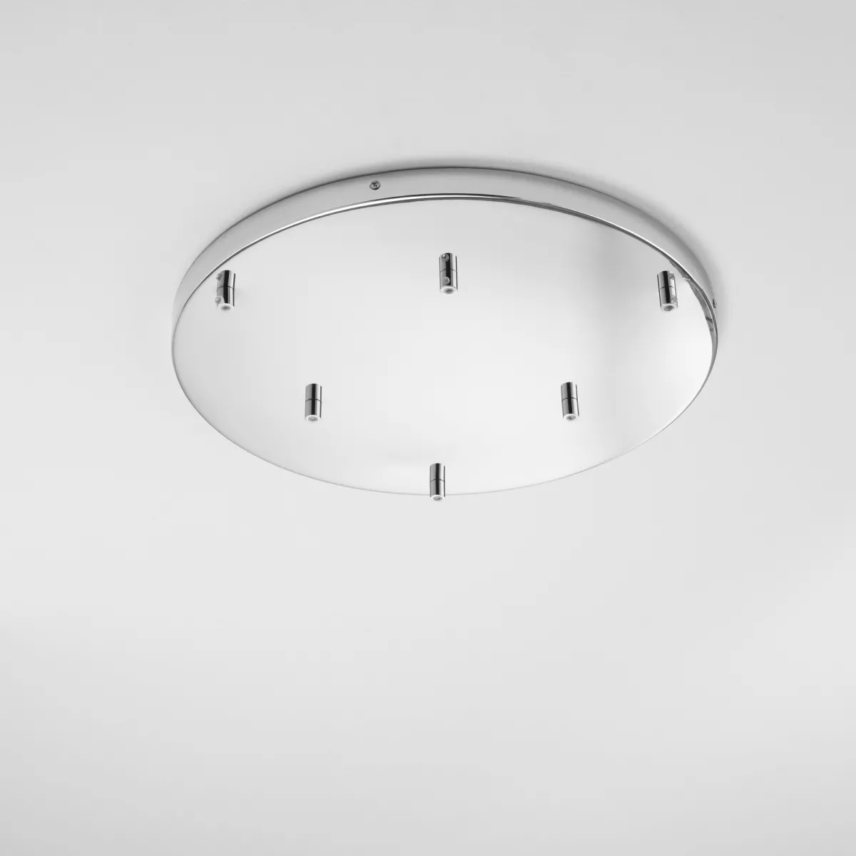 MONTATURA TONDA CROMO A 6 FORI 47X4,1CM