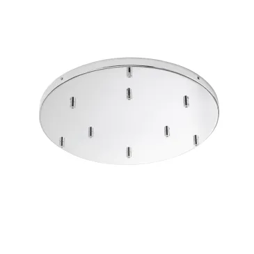 MONTATURA TONDA CROMO A 9 FORI 52X4,1CM