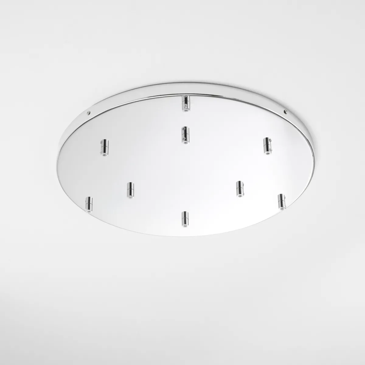 MONTATURA TONDA CROMO A 9 FORI 52X4,1CM