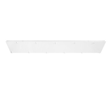 Cadre rectangulaire blanc à 11 trous, 142 x 30 x 4,1 cm