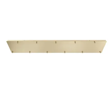 Cadre rectangulaire doré à 11 trous, 142 x 30 x 4,1 cm