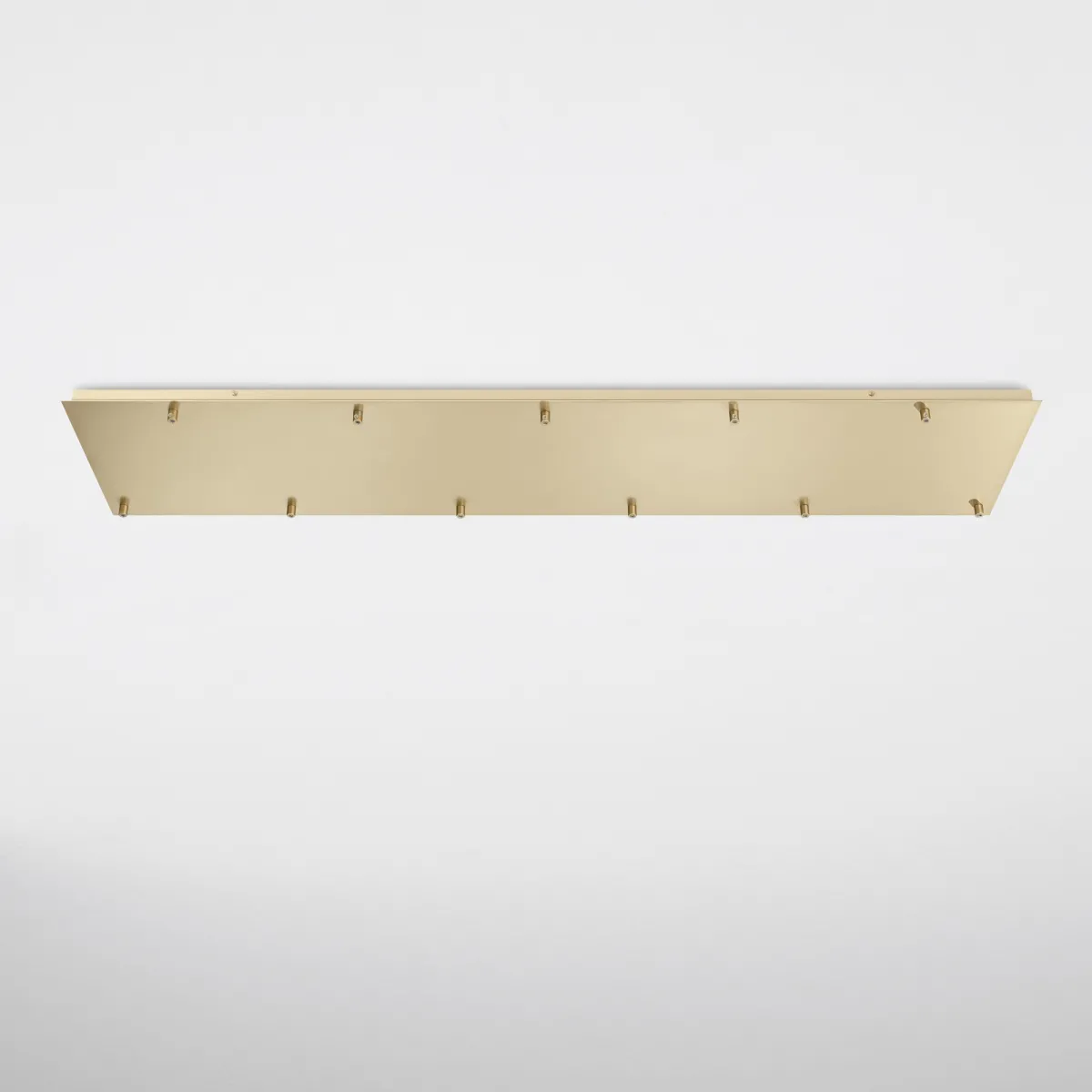 Rechteckiger Goldrahmen mit 11 Löchern, 142 x 30 x 4,1 cm