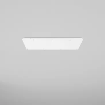 Cadre rectangulaire blanc à...