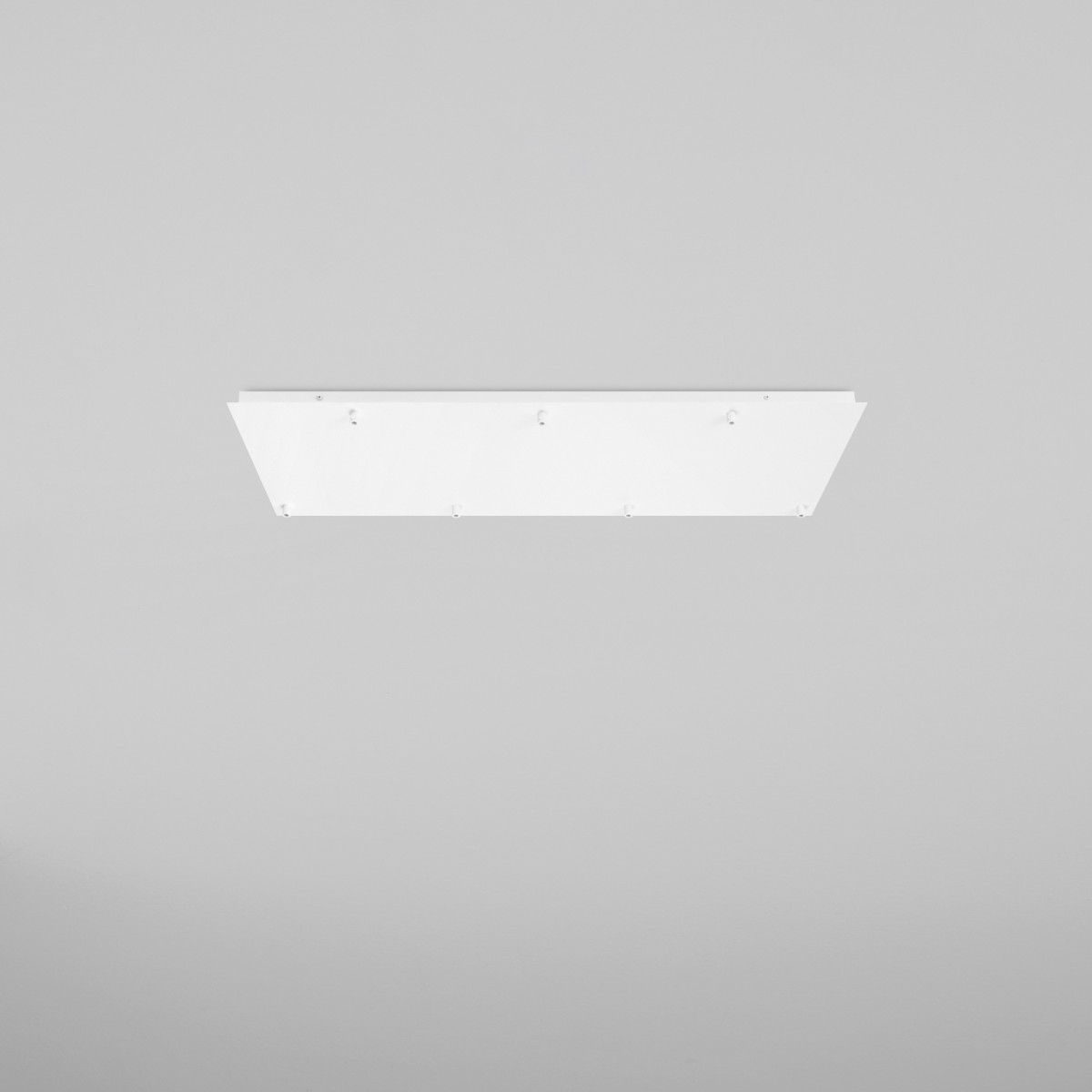 Cadre rectangulaire blanc à 7 trous 89 x 30 x 4,1 cm