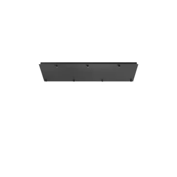 Cadre rectangulaire noir à 7 trous 89 x 30 x 4,1 cm