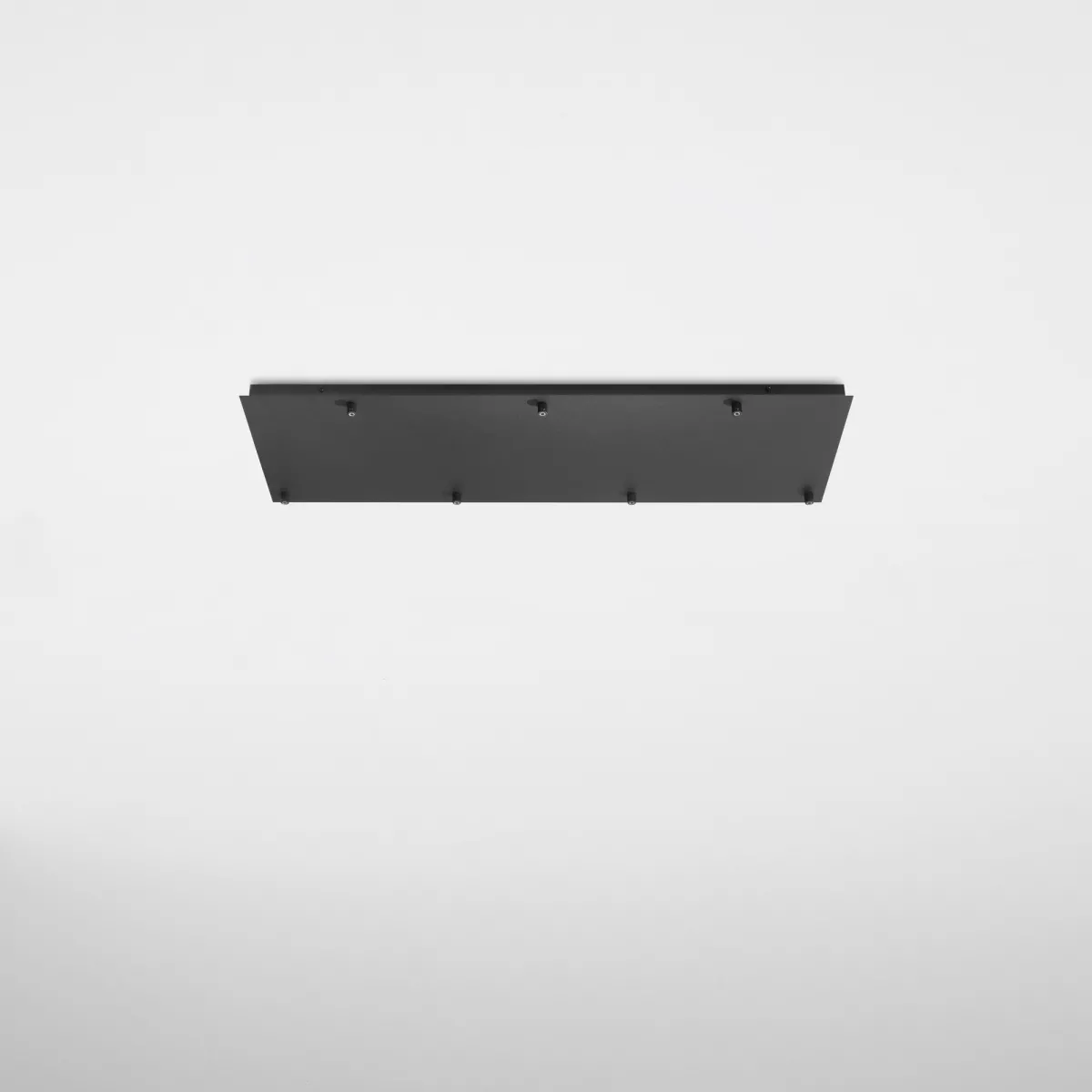 MONTATURA RETTANGOLARE NERA A 7 FORI 89X30X4,1CM