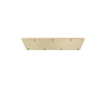 Cadre rectangulaire doré à 7 trous 89 x 30 x 4,1 cm