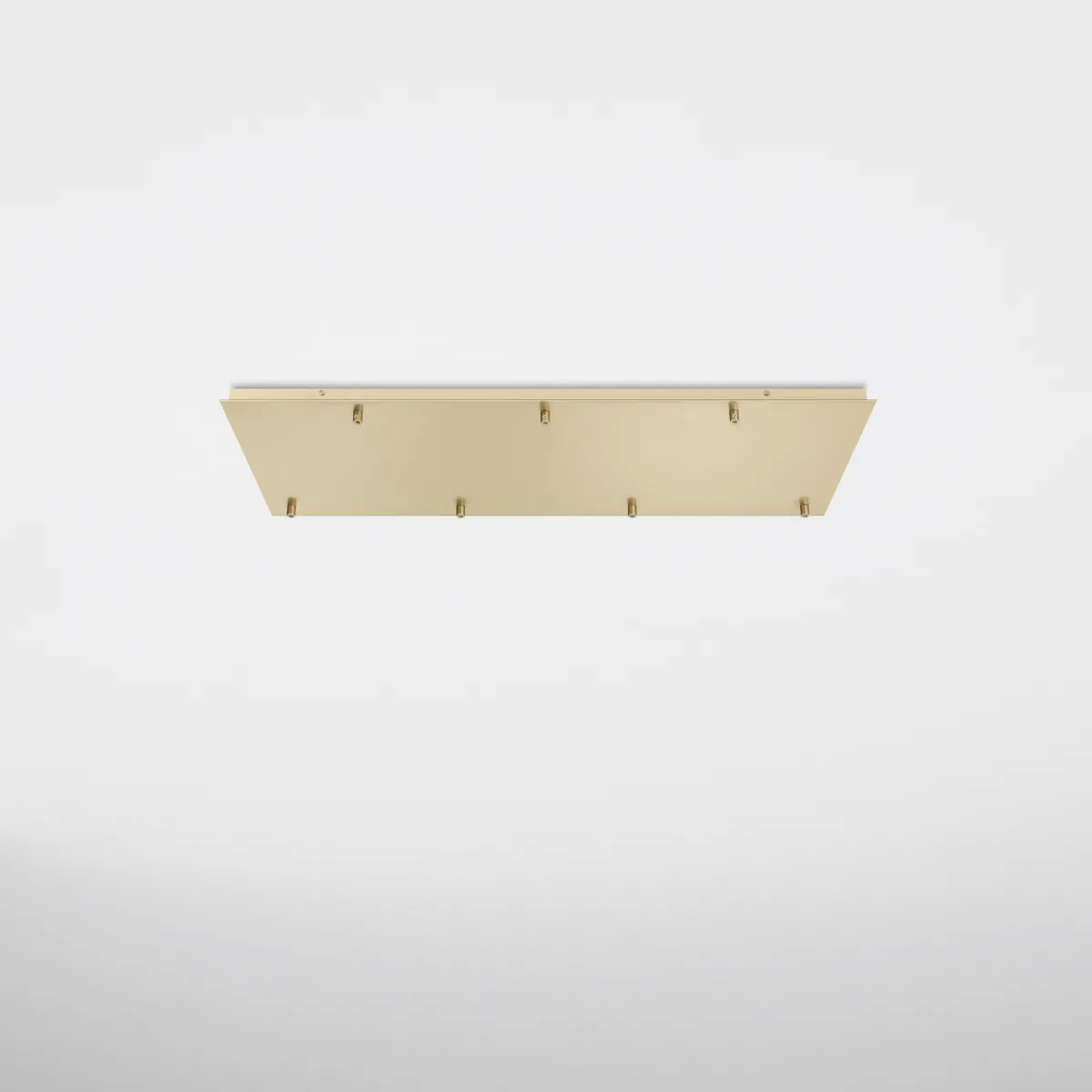 7-Loch-Rahmen aus Gold, rechteckig, 89 x 30 x 4,1 cm