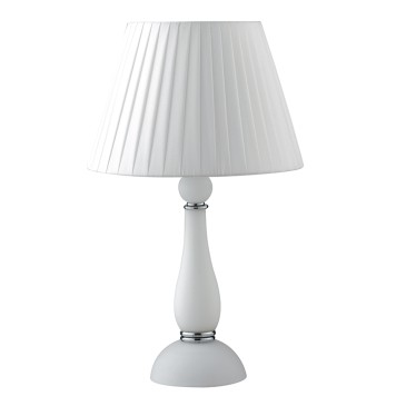 Lampe ALFIERE blanche/chrome 1xE14 32x54cm