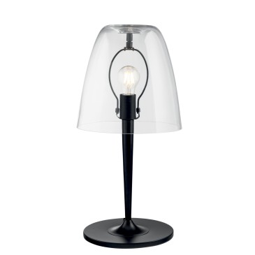 ARES Transparente Lampe 1xE27 28x56cm