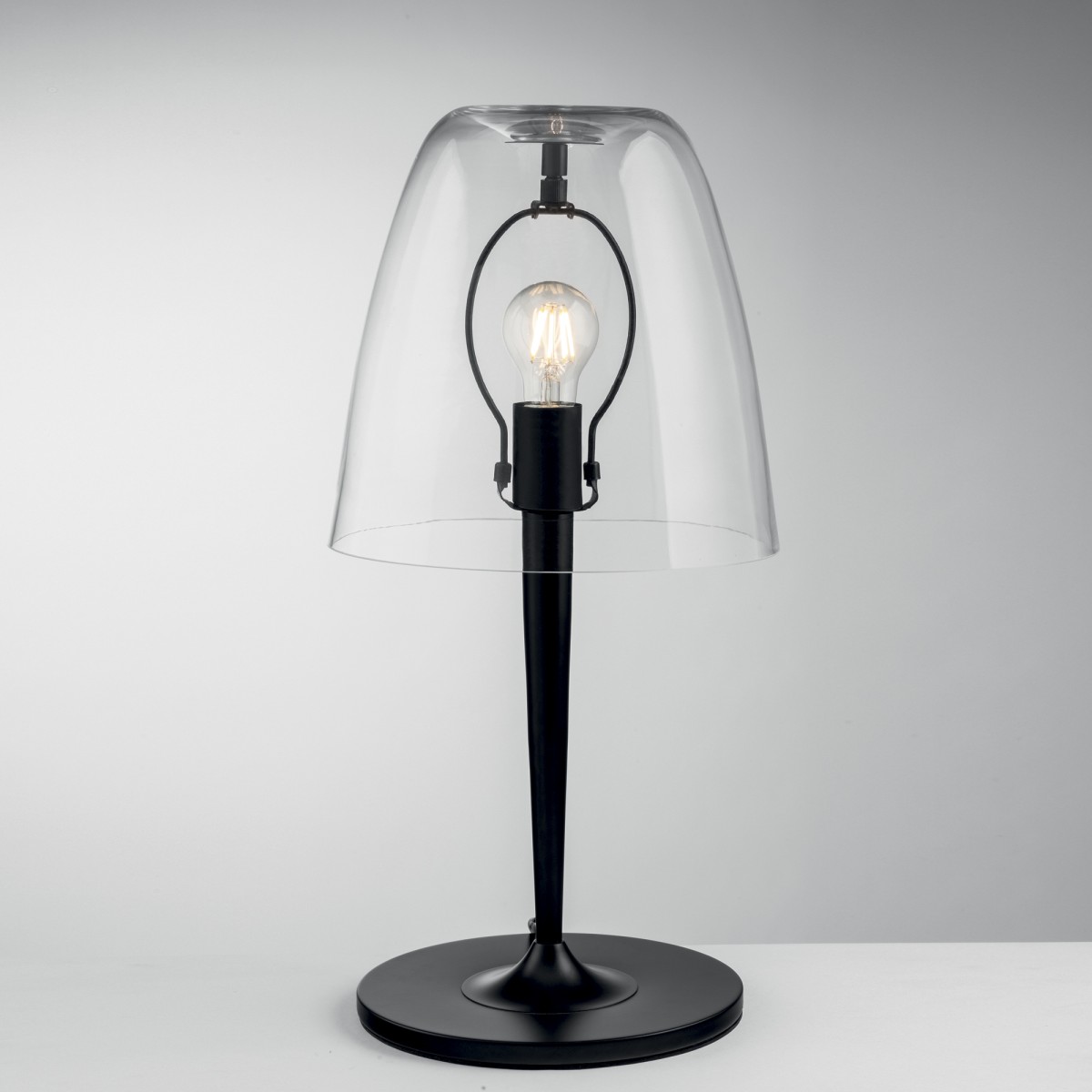 LUME ARES TRASPARENTE 1XE27 28X56CM