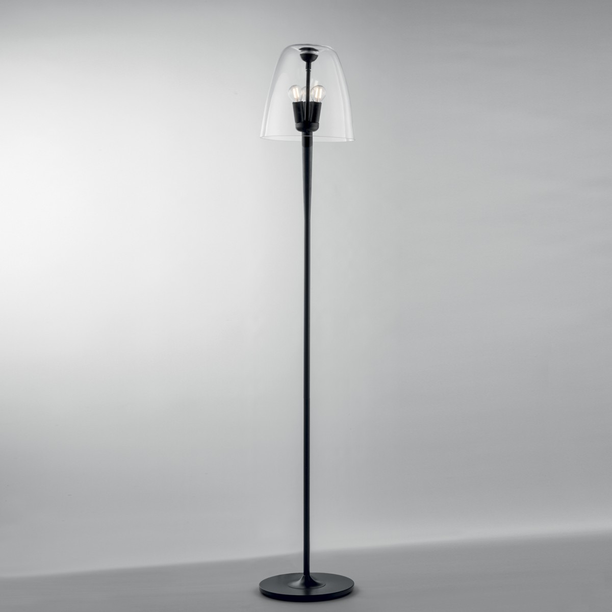 ARES Transparente Stehlampen 3xE14 35x159,5cm
