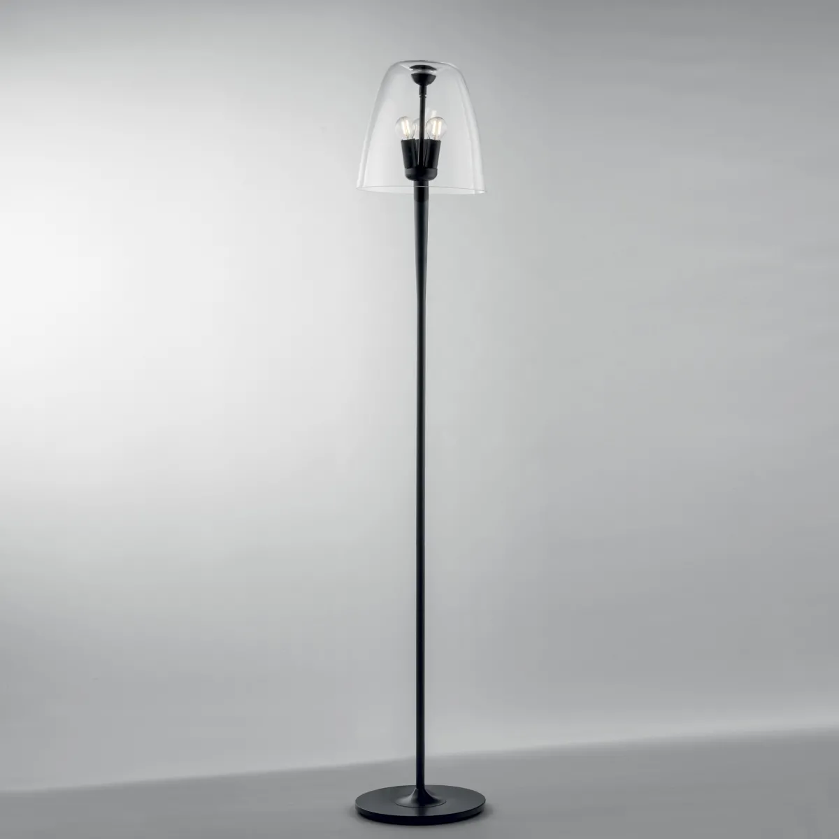 PIANTANE ARES TRASPARENTE 3XE14 35X159,5CM