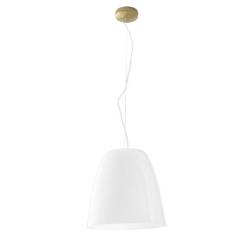 ARES WHITE SUSPENSION 1XE27 35X117CM