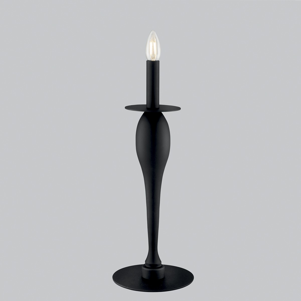 LUME ARMSTRONG NERO 1XE14 18X45CM