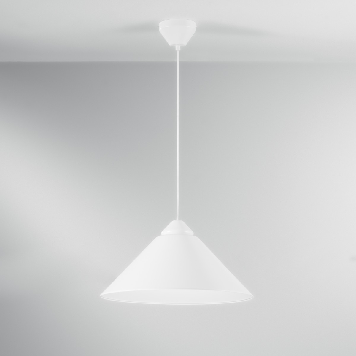 BIGBANG WHITE SUSPENSION 1XE27 49X25X183,5CM