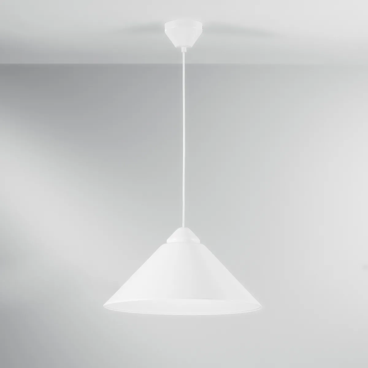 BIGBANG WHITE SUSPENSION 1XE27 49X25X183,5CM
