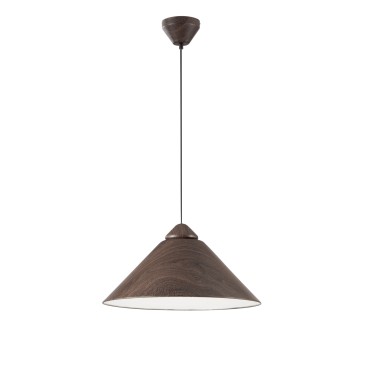 SOSPENSIONE BIGBANG MARRONE/BIANCA 1XE27 49X25X183,5CM