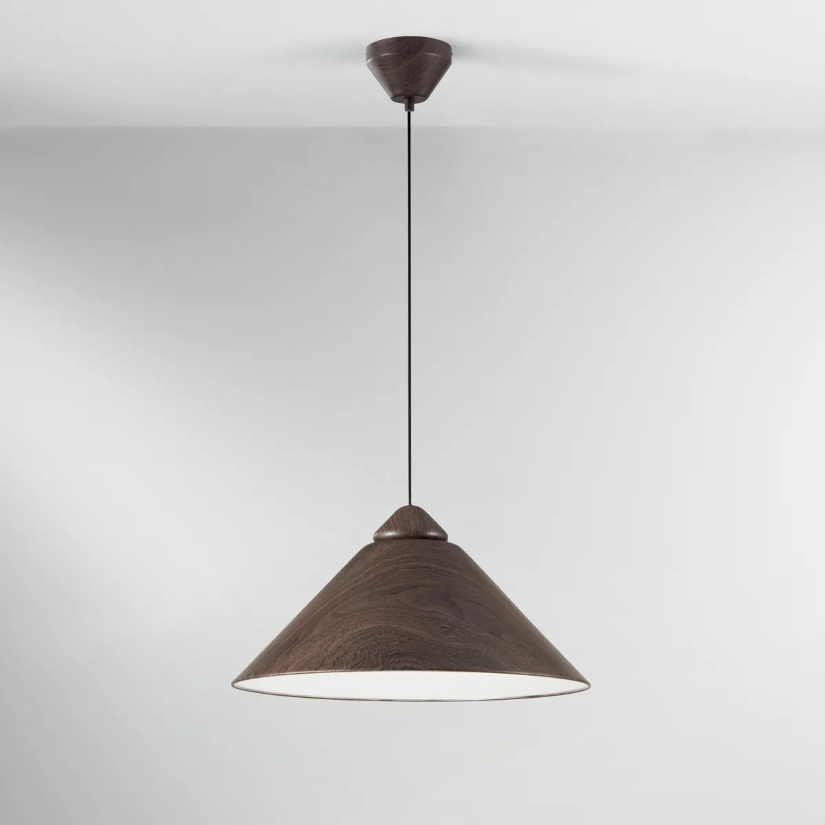 SOSPENSIONE BIGBANG MARRONE/BIANCA 1XE27 49X25X183,5CM