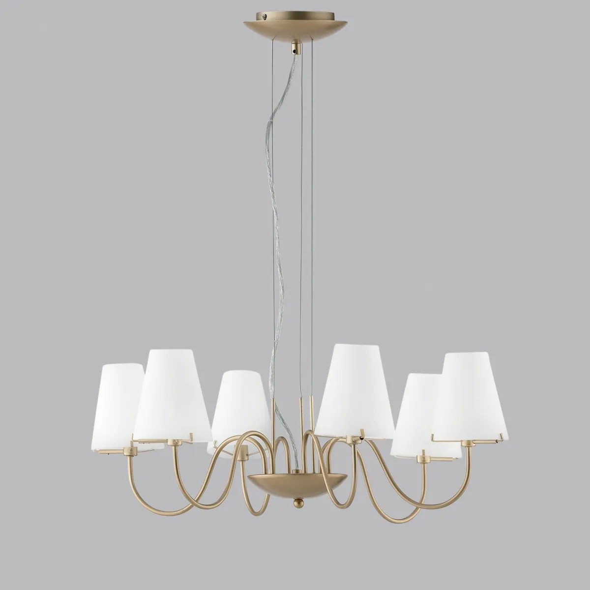 SUSPENSION CANTO OR/BLANC 6XG9 65,6X150CM